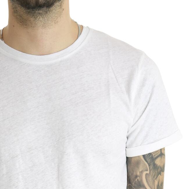 T-SHIRT MISTO LINO BL11 - Mad Fashion | img vers.650x/